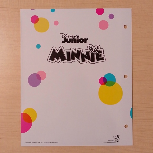 $5 2 Disney Minnie Mouse Goofy Binder File Folders - Picture 5 of 8